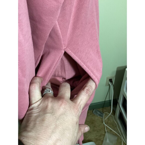 Nike Women's Get Fit Funnel-Neck Pink Pullover Sweatshirt (CU5659-614) Size S - Picture 7 of 10